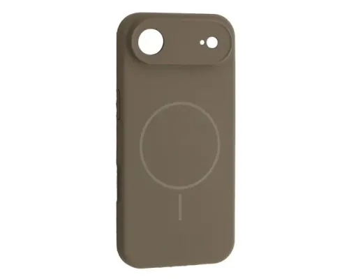 Чохол Silicone Case Full Camera Fine Ring MagSafe for iPhone 17 Air Titanium gray mag-2000001628430145222