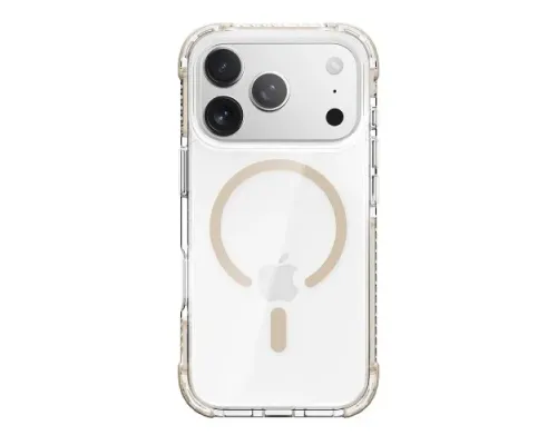Чохол ROCK Crystal Clear Anti-Drop Magnetic Protection Case for iPhone 17 Pro Max Gold mag-2000001633854145505
