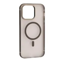 Чохол DULERO Metal Clear MagSafe Case for iPhone 15 Pro Max Grey mag-2000001635919143619