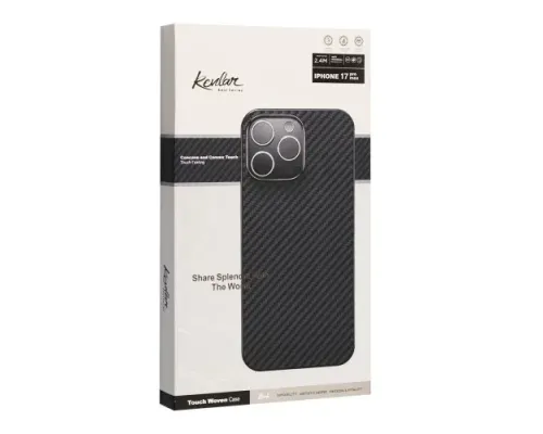 Чохол Kevlar Case MagSafe для iPhone 17 Pro Max Black mag-2000001636015143762