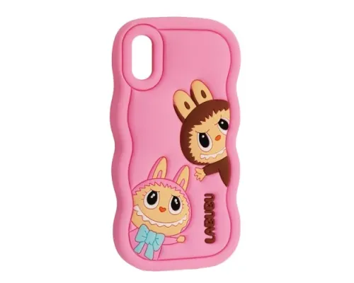 Чохол LABUBU Case for iPhone XR Pink mag-2000001636558143792