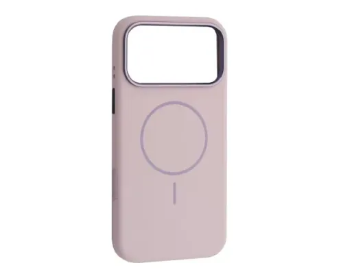 Чохол Liquid Silicone Case Metal Camera MagSafe для iPhone 17 Pro Morandi purple mag-2000001638422144114