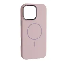 Чохол Liquid Silicone Case Metal Camera MagSafe для iPhone 16 Pro Max Morandi purple mag-2000001638620144134