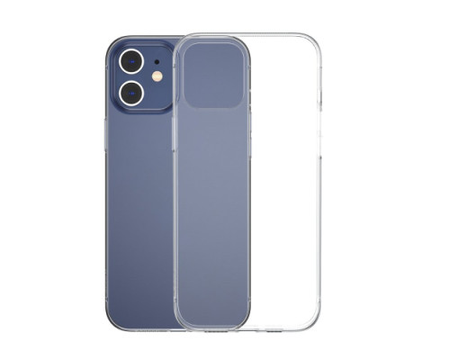 Силіконовий чохол Baseus Simple Case For iPhone 12 mini Transparent ARAPIPH54N-02 mag-695315622815354642