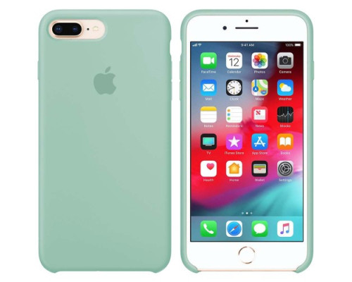 Чохол Silicone case for iPhone 7/8Plus (17) mint mag-200000088987011979