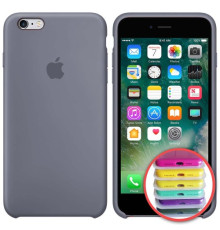 Чохол Silicone Case Full Copy for iPhone 6S (46) lavander gray mag-20000010852883047
