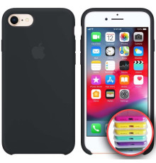 Чохол Silicone Case Full Copy for iPhone 7/8 (18) black mag-2000001030677141792