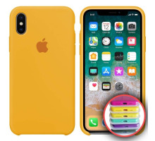 Чохол Silicone Case Full Copy for iPhone X/XS ( 4) yellow mag-200000103113160565