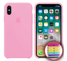 Чохол Silicone Case Full Copy for iPhone XR ( 6) light pink mag-2000001031759141812