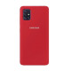 Чохол Silicone Case Full for Samsung A51 (A515) Red mag-2000001165379140957