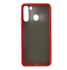Чохол-бампер захисний Gingle Matte Case Samsung A21 (A215) red/black mag-20000011681108582