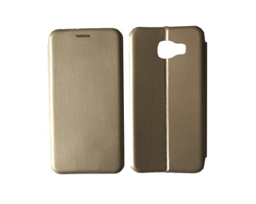 Чохол-книжка Level for Samsung A5 2016 (A510) Gold mag-2000001198629136818