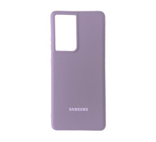 Чохол Silicone Case Full for Samsung S21 Ultra Lilac mag-200000128683815132