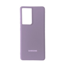 Чохол Silicone Case Full for Samsung S21 Ultra Lilac mag-200000128683815132
