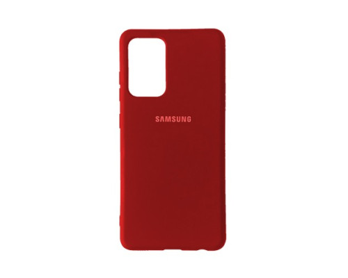 Чохол Silicone Case Full for Samsung A72 4G (2021) Red mag-200000129577915891