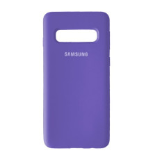 Чохол Silicone Case Full for Samsung S10 Lilac mag-2000001206997132428