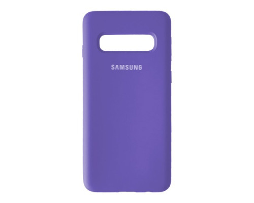 Чохол Silicone Case Full for Samsung S10 Lilac mag-2000001206997132428