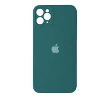 Silicone Case Full Camera Square side Copy for iPhone 11 Pro Max Pine green mag-2000001350096100821
