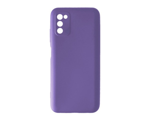 Чохол Silicone Case Camera (no logo) для Samsung A03S (A037) lilac mag-2000001365137100984