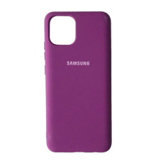 Чохол Silicone Case Full for Samsung A03 (A035) 2021 Grape mag-200000137431340923