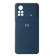 Чохол Silicone Case Full for Xiaomi Poco X4 Pro 5G Navy Blue mag-200000139055945527