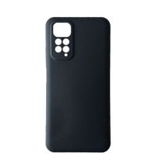 Чохол Silicone Case Camera (no logo) для Xiaomi Redmi Note 11/11S black mag-2000001394816135806