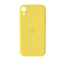 Silicone Case Full Camera Square side Copy for iPhone XR Yellow mag-2000001396773142645