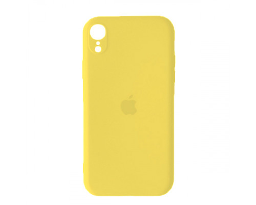 Silicone Case Full Camera Square side for iPhone XR Yellow mag-2000001396773142645
