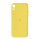 Silicone Case Full Camera Square side for iPhone XR Yellow mag-2000001396773142645