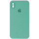 Silicone Case Full Camera Square side for iPhone XS Denim blue mag-200000139691961744