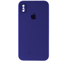 Silicone Case Full Camera Square side Copy for iPhone XS Ultra violet mag-200000145634761764
