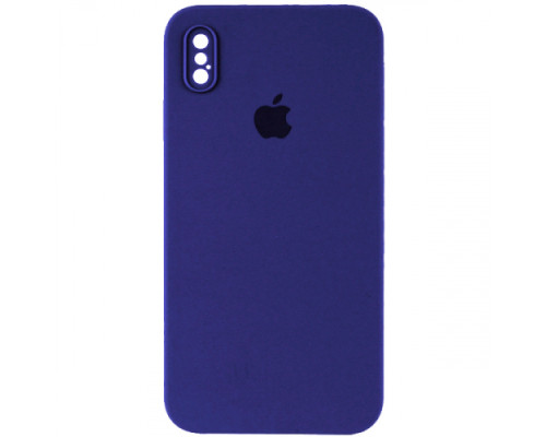 Silicone Case Full Camera Square side for iPhone XS Ultra violet mag-200000145634761764
