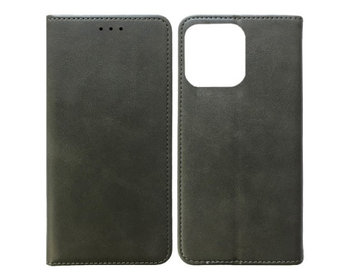 Чохол-книжка Black TPU Magnet for Xiaomi Redmi 12C Gray mag-2000001466551137957