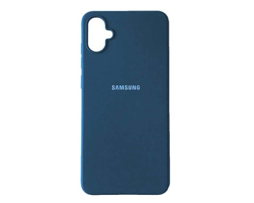 Чохол Silicone Case Full for Samsung A05 (A055) Navy Blue mag-2000001488577104870