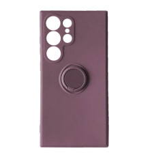 Чохол Ring Case для Samsung S24 Ultra Cherry Purple mag-200000149575918546