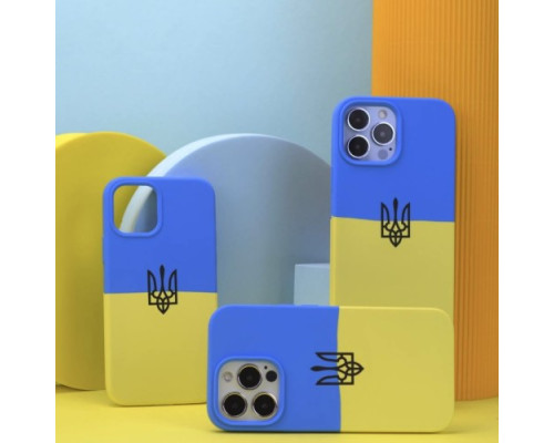 Чохол Silicone Case Full Ukraine for iPhone 14 Pro mag-200000141219013121