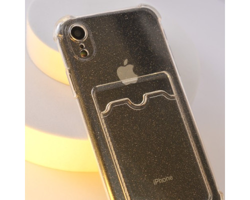 Чохол CARD CASE SAFE BRILIANT ANTI-SHOCK for iPhone 13 Pro Clear mag-200000141502313377