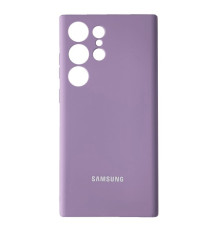 Чохол Silicone Case Full for Samsung S22 Ultra 5G Lilac mag-200000142933439107