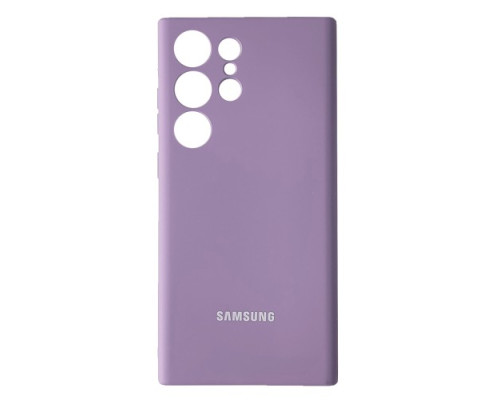 Чохол Silicone Case Full for Samsung S22 Ultra 5G Lilac mag-200000142933439107