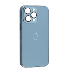 Чохол NEW GLASS MAGSAFE Case for iPhone 15 Pro Max Light blue mag-200000154007751452