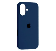 Чохол Silicone Case Full Copy for iPhone 16 (63) deep navy mag-200000154115953796