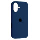 Чохол Silicone Case Full Copy for iPhone 16 (63) deep navy mag-200000154115953796
