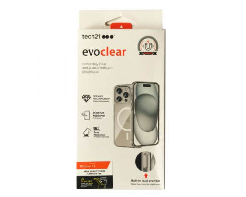 Чохол EVO CLEAR MagSafe Case for iPhone 16 Transparent mag-2000001545669139285