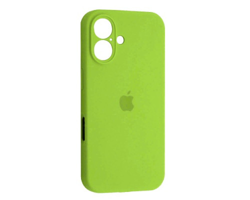 Чохол Silicone Case Full Camera Copy for iPhone 16 (60) party green mag-200000154765652073