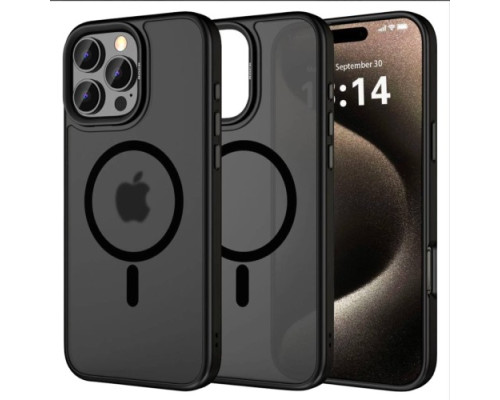 Чохол ROCK Matte Series Protaction Case with Magnetic for iPhone 16 Pro Black mag-2000001548653141007