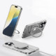 Чохол ROCK Crystal Rotating with Magnetic (Foldable Bracket) for iPhone 16 Pro Transparent mag-2000001556047106601