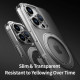 Чохол ROCK Crystal Rotating with Magnetic (Foldable Bracket) for iPhone 16 Pro Transparent mag-2000001556047106601