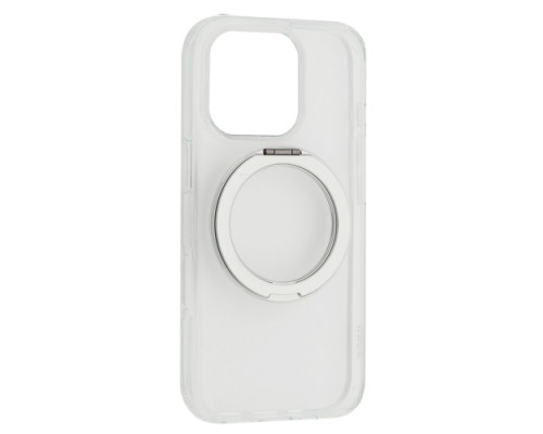 Чохол ROCK Crystal Rotating with Magnetic (Foldable Bracket) for iPhone 16 Pro Max Transparent mag-200000155613952868