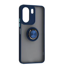 Чохол Gingle Ring Case for Xiaomi Redmi 13C/Poco C65 Blue mag-200000156083955800