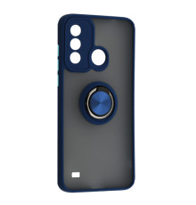 Чохол Gingle Ring Case for ZTE A53 Blue mag-200000156151555843